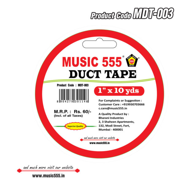 Duck-Tape-1-inch-2-Bharani-Industries-music555-manufacturing-mumbai