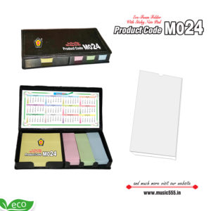 M024-Eco-Friendly-Foam-Folder-Color-Sticky-Note-Pad-music555-manufacturing-mumbai