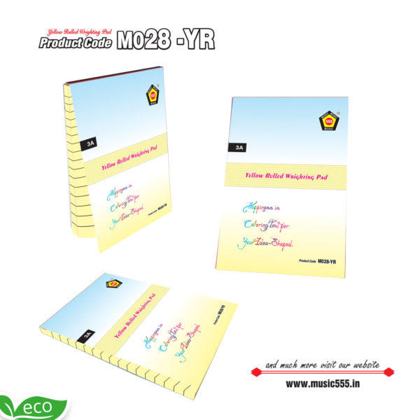 M028-YR-Eco-Friendly-Yellow-Ruled-Color-Sticky-Note-Pad-music555-manufacturing-mumbai