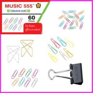 PAPER CLIPS PLASTIC & NICKEL COATED