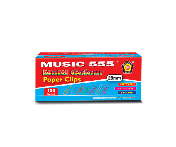 28mm-Multi-Colour-Paper-U-Clip-music555-Bharani-Industries-manufacturing-mumbai