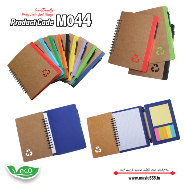 M044-Eco-Friendly-Sticky-Note-pad-Dairy-music555-manufacturing-mumbai1