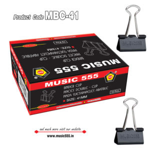 41mm-12pcs-Binder-Clip-music555-manufacturing-mumbai