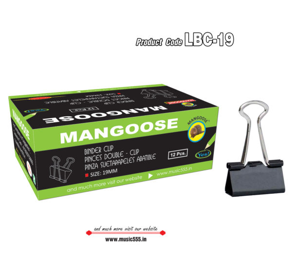 Mangoose-19mm12-Binder-Clip-music555-manufacturing
