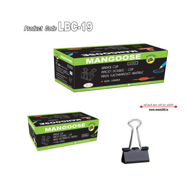 Mangoose-19mm144-Binder-Clip-music555-manufacturing