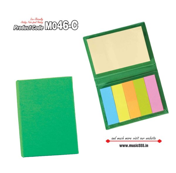 M046-C Green Eco-Friendly Sticky Note Kishan