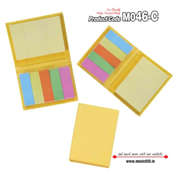 M046-C Yellow Eco-Friendly Sticky Note Kishan