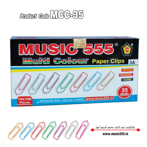 35mm-Multi-Colour-Stream-Line-Paper-Clip-music555-Bharani-Industries-manufacturing-mumbai