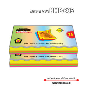3x5-Music-Prompt-Me-Neon-Multi-100- Sheet-music555-bharani-industries-manufacturing-mumbai-India