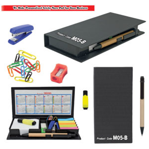 M05-B-Stationery Kit-With-Sticky-Note-Diary-music555-bharani-industries-manufacturing-mumbai-India