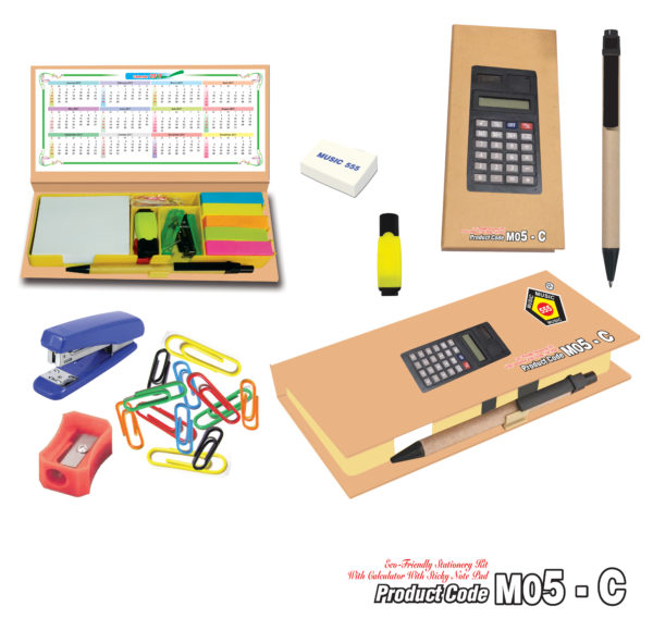 M05-C-Eco-Friendly-Stationer-Kit-Note-Pad-Diary-music555-bharani-industries-manufacturing-mumbai-India