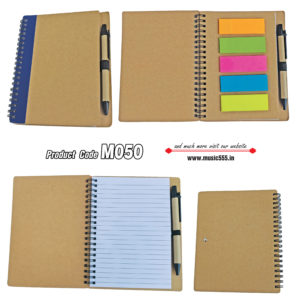 M050-Eco-Friendly-Note-Pad-Diary-music555-bharani-industries-manufacturing-mumbai-India
