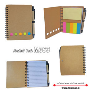 M053-Eco-Friendly-Note-Pad-Diary-music555-bharani-industries-manufacturing-mumbai-India