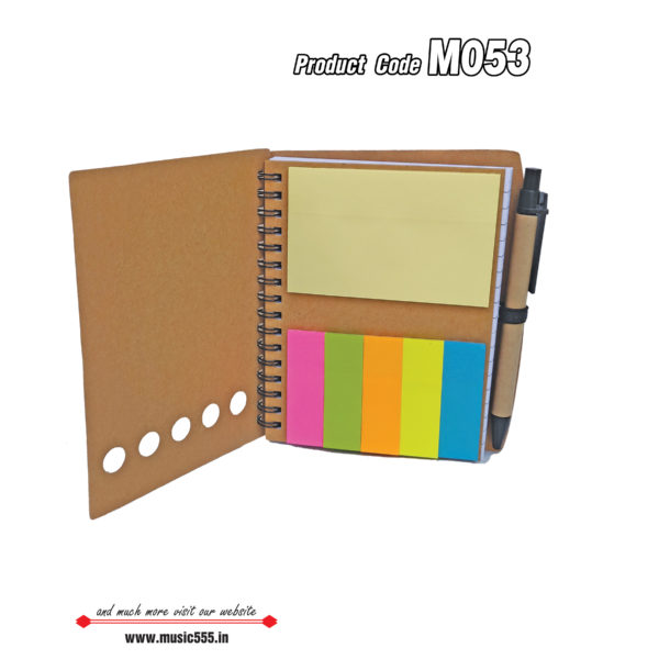 M053-Eco-Friendly-Note-Pad-Diary-music555-bharani-industries-manufacturing-mumbai-India3