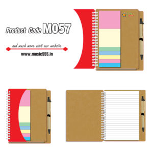 M057-Eco-Friendly-Note-Pad-Diary-music555-bharani-industries-manufacturing-mumbai-India