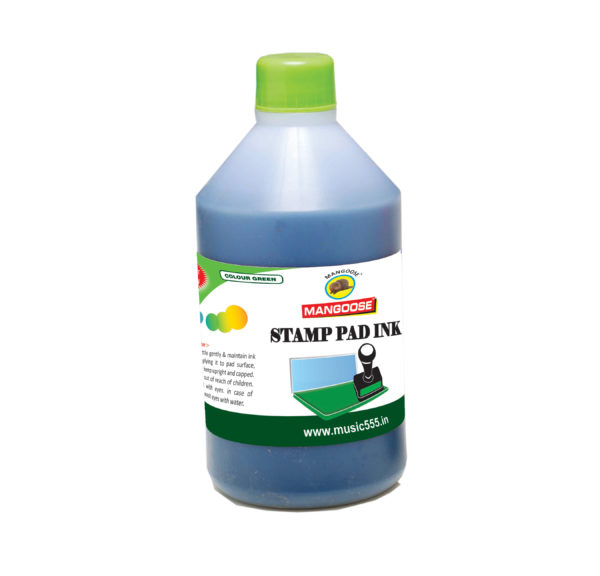 Mangoose-Stamp-pad-ink-500ml-Green-Colour-music555-Bharani-Industries-manufacturing-mumbai-India2