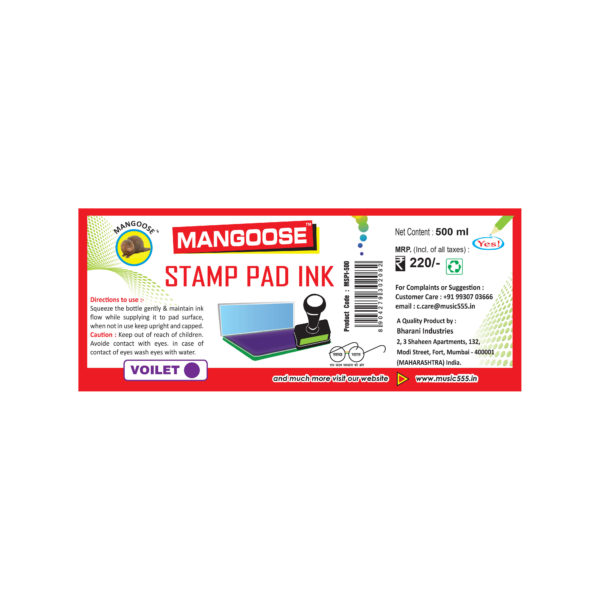 Mangoose-Stamp-pad-ink-500ml-Violet-Colour-music555-Bharani-Industries-manufacturing-mumbai-India3