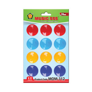 Opaque-Magnetic-Button-20mm-12pcs-music555-Bharani-Industries-manufacturing-mumbai-India