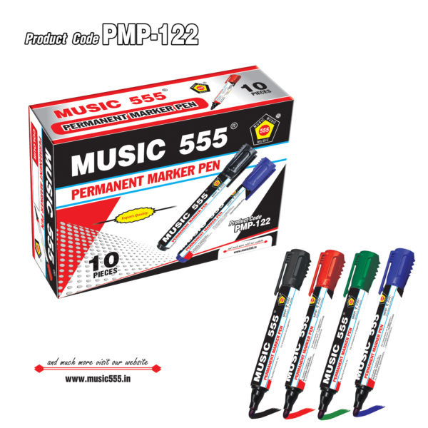 Permanent-marker-Pen-music555-manufacturing-mumbai-India